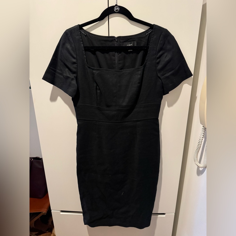 J. Crew Elegant Black Mini Dress